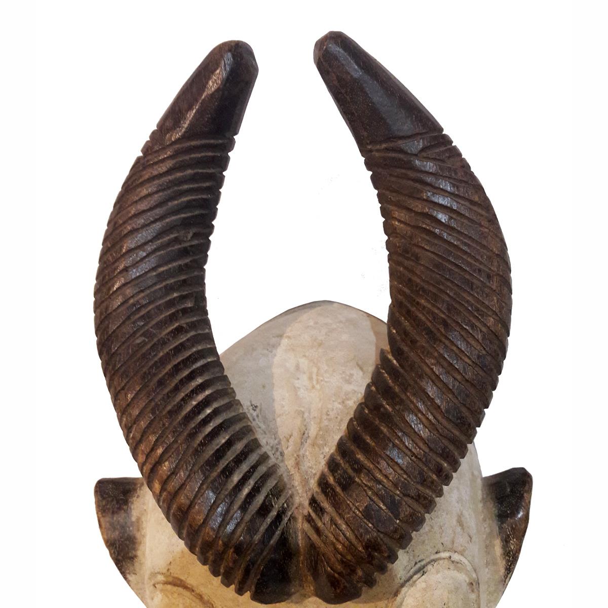 Baule Antelope Wood Mask, Mid-20th Century 2