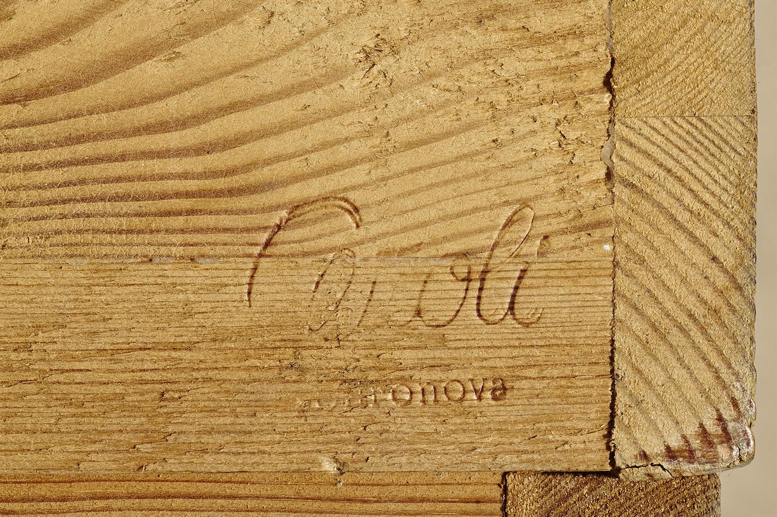 Baule Asso di Fiori Annabella de Mario Ceroli para Poltronova Madera en venta
