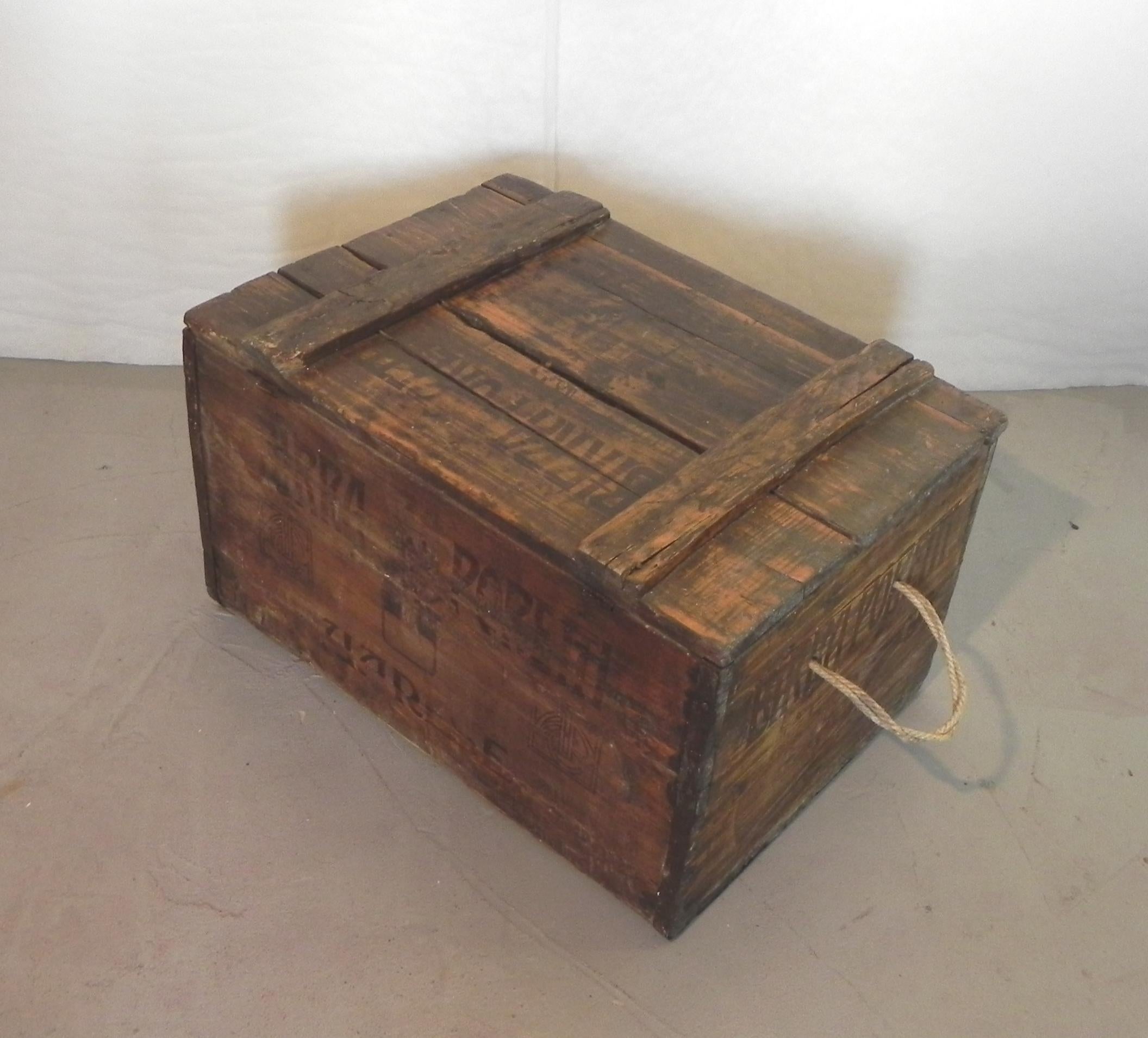 baúl de cerveza Poretti, 1912 Madera en venta