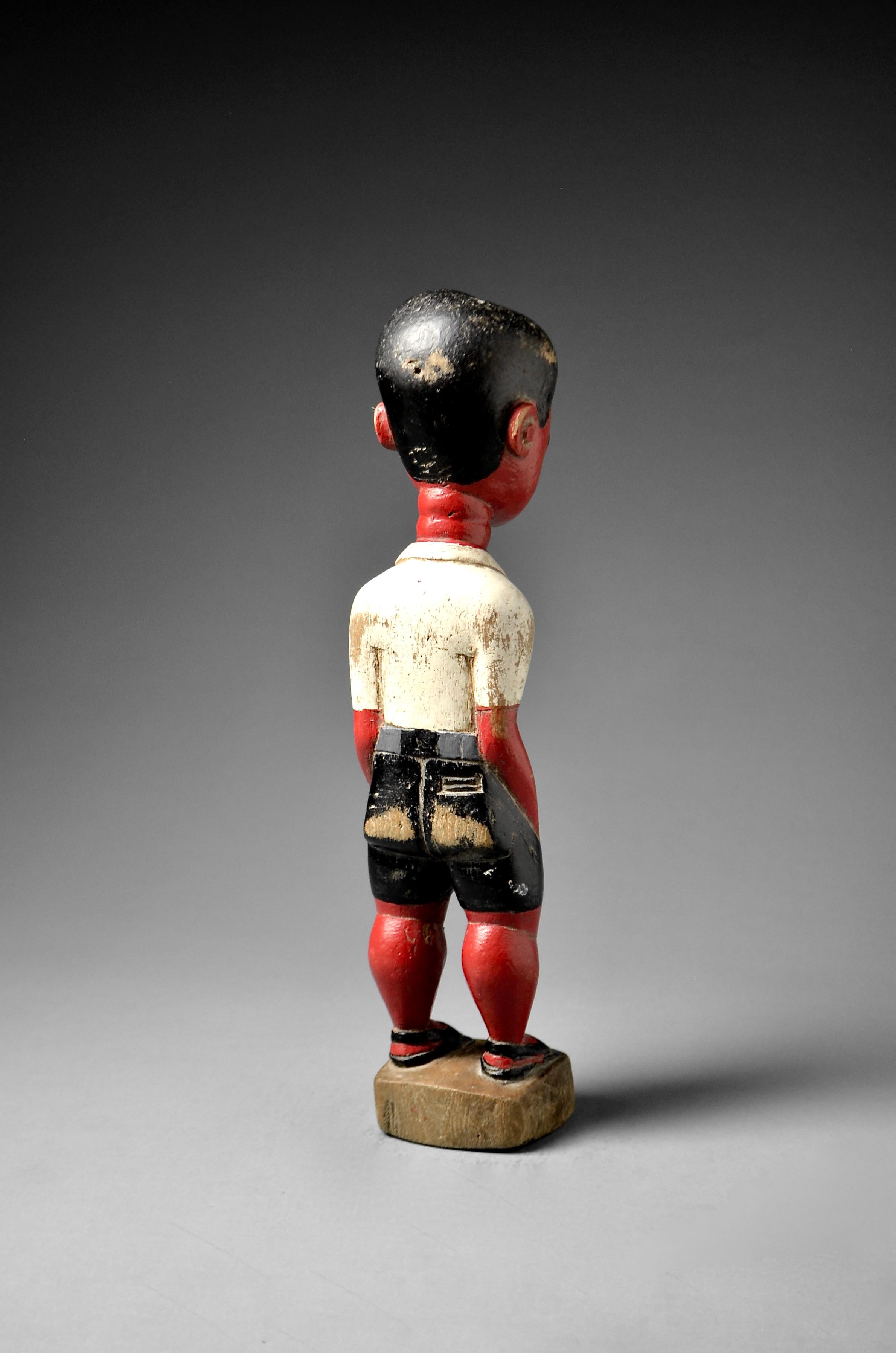 Baule colonial figure For Sale 1