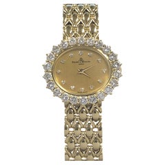 Baum & Mercier Gold and Diamonds Ladies Quartz Wrist Watch