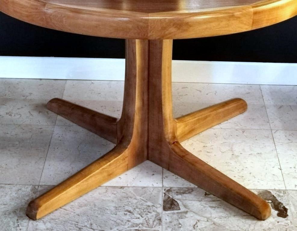 20th Century Bauman Walter French Extending Dining Table Made Of Steam Bent Wood