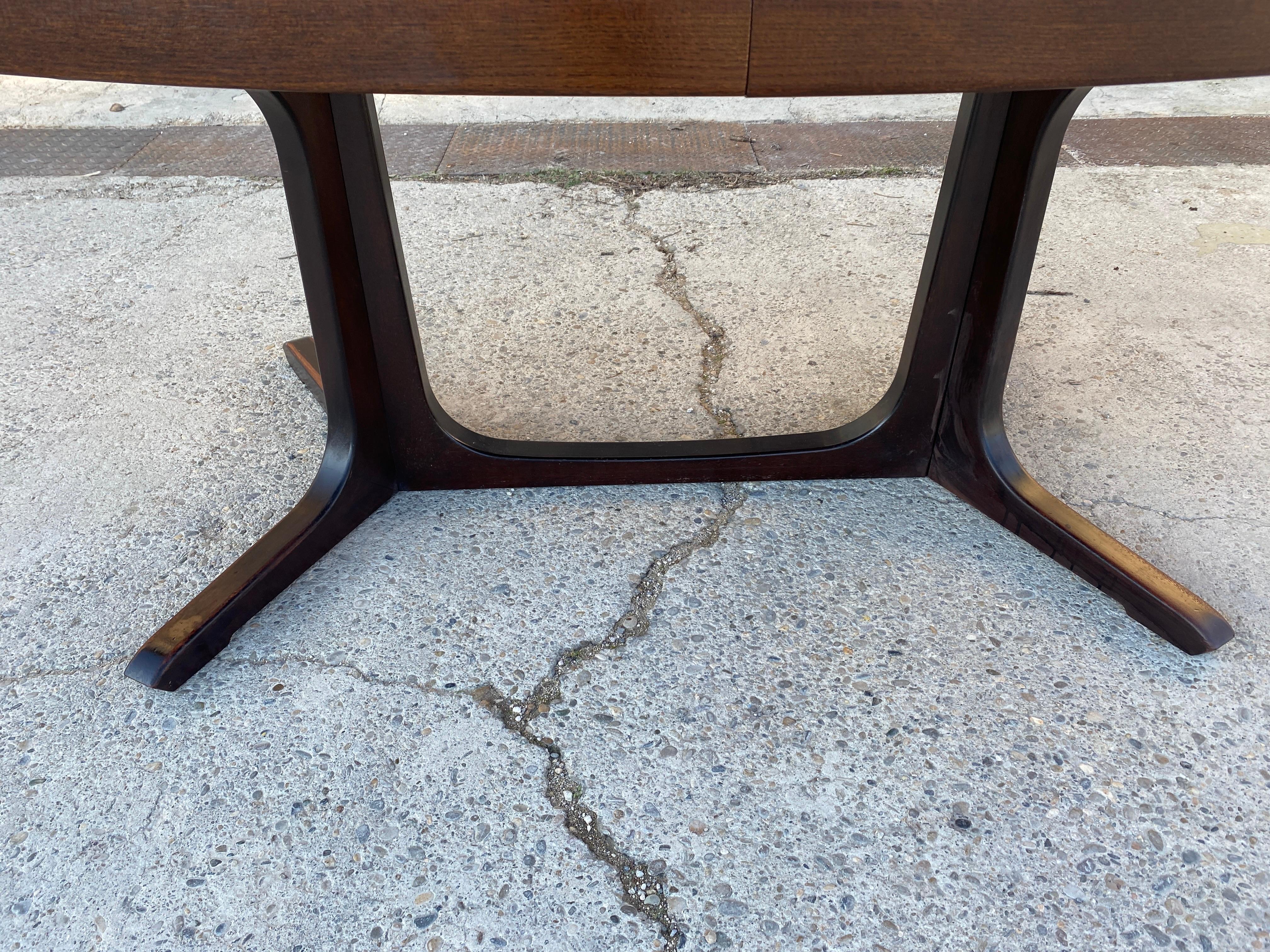 Mid-Century Modern Baumann Extendable Dining Table, 1960s