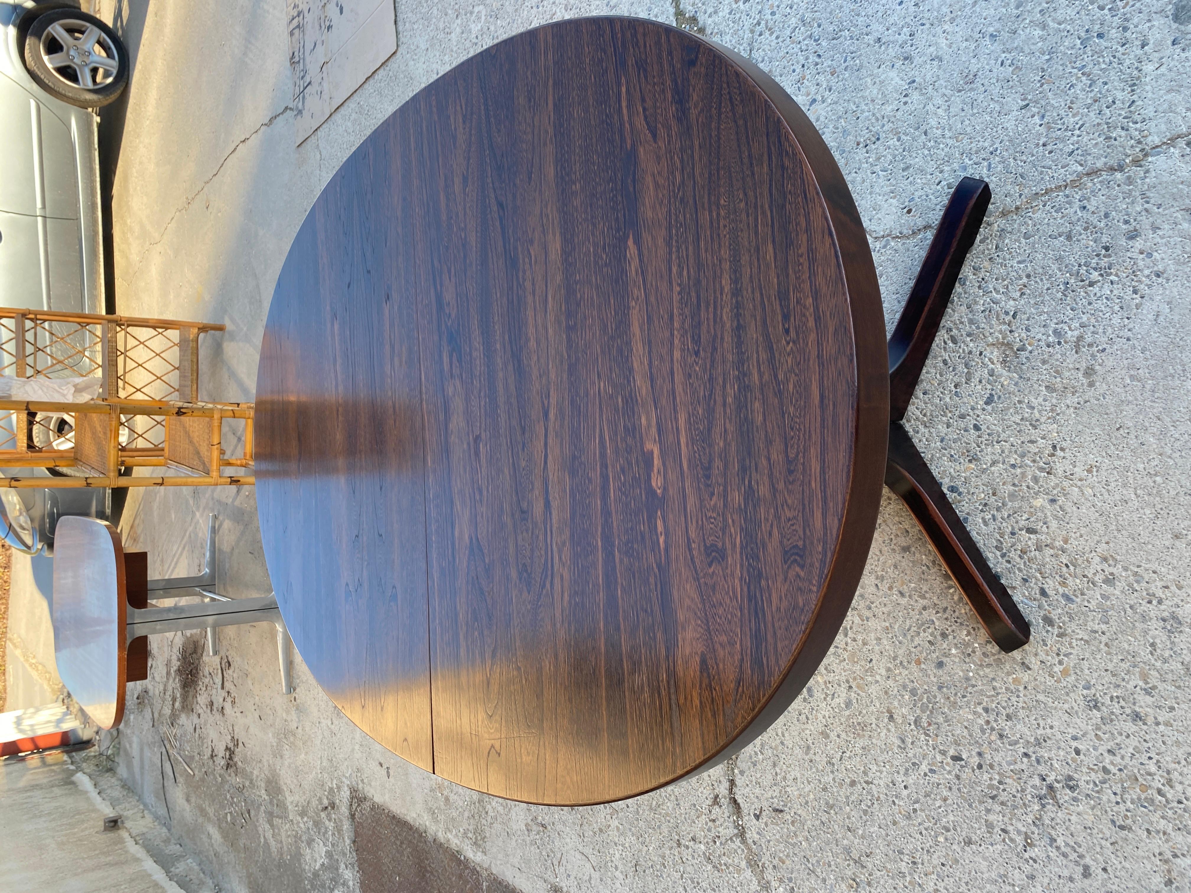 French Baumann Extendable Dining Table, 1960s