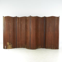 Baumann Fils & Cie Midcentury Paravent Paris Room Divider Screen