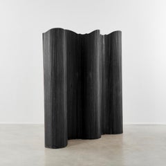 Baumann style wooden screen Europe, 20th C.