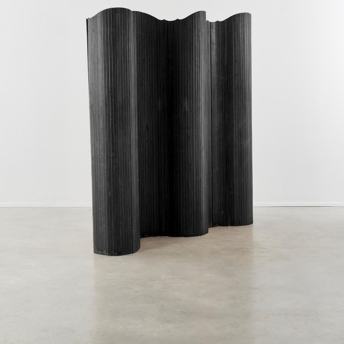 European Baumann style wooden screen Europe, 20th C.