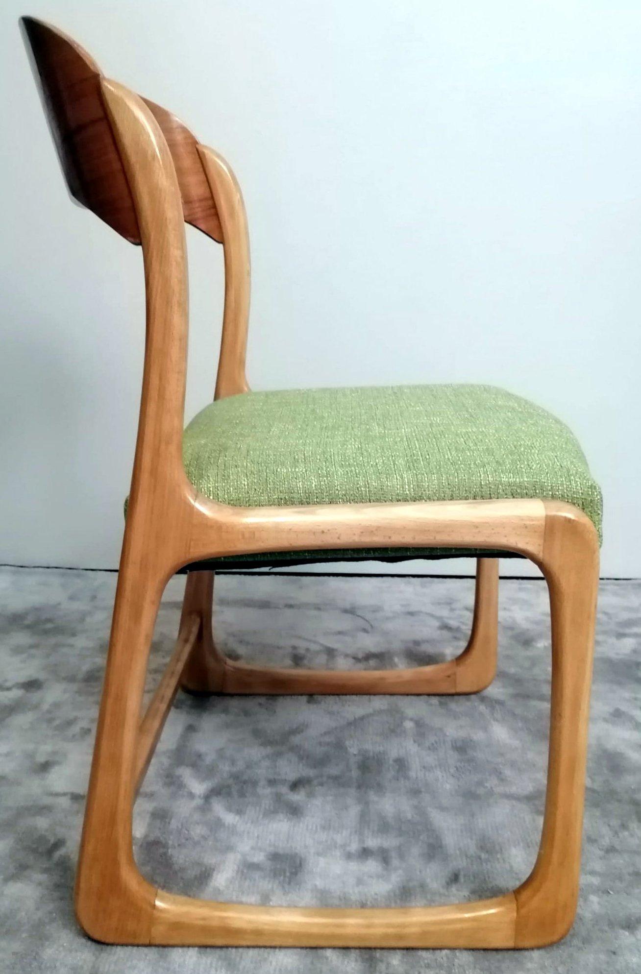 Baumann Walter Set of Six French Chairs Model B�èmole Steam-Curved Wood 5