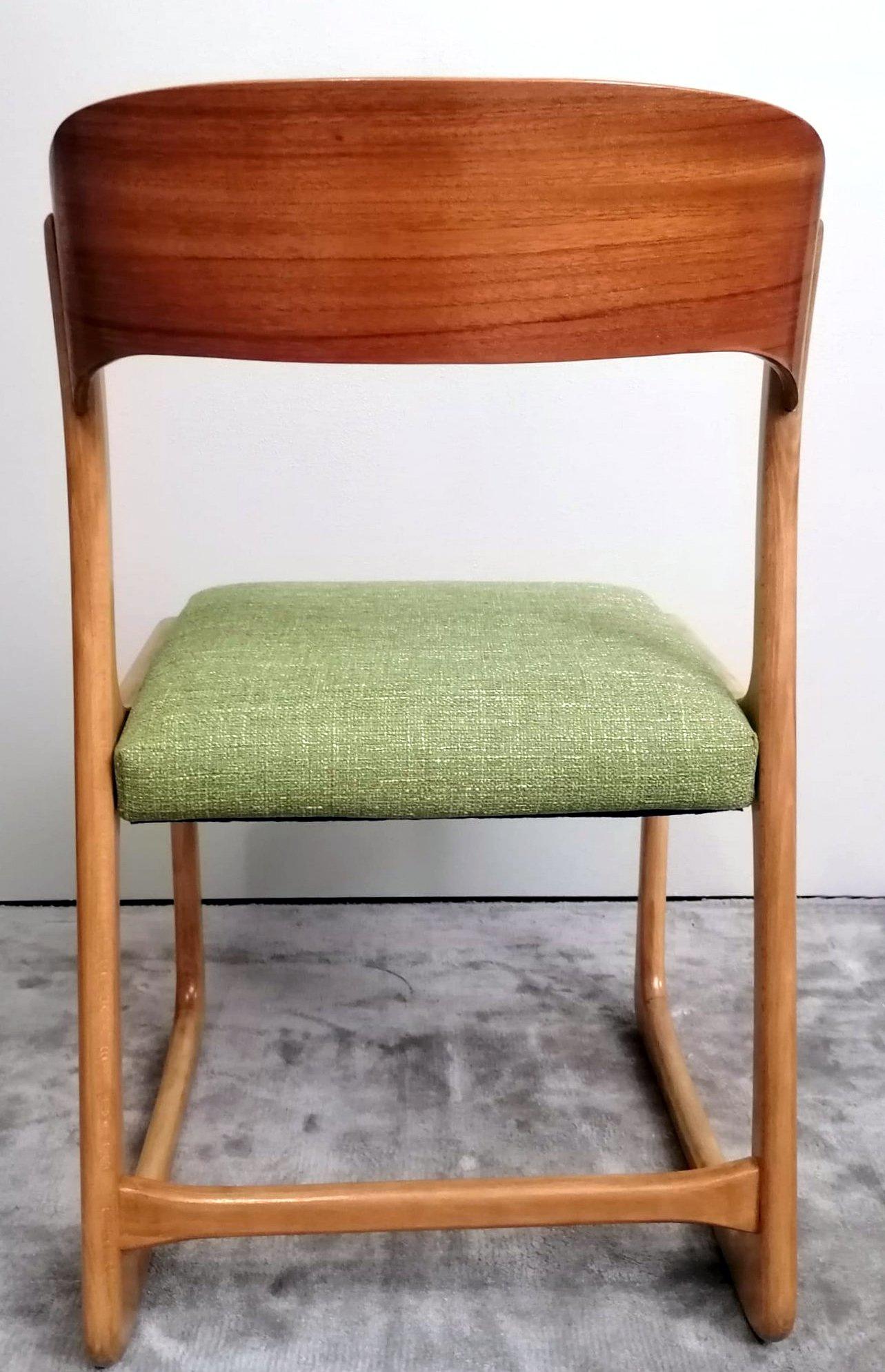 Baumann Walter Set of Six French Chairs Model Bèmole Steam-Curved Wood 9