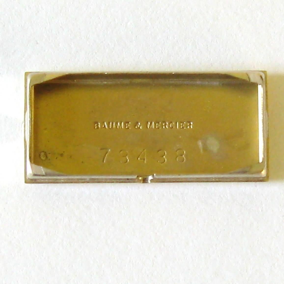 Baume & Mercier Montre-bracelet pour dames en or jaune 14 carats à remontage manuel   en vente 1
