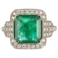 Bague en or Baume 4::65 Carat Emerald Diamond
