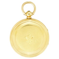 Baume. A Rare Gold Cabriolet Keywind Pocket Watch C1870 Baume. A Rare Gold Cabriolet Keywind Pocket Watch C1870