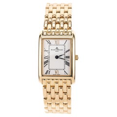 Baume and Mercier Gelbgold Damen-Tank-Armbanduhr