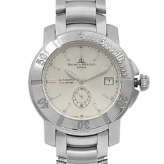Baume et Mercier Capeland Steel Silver Dial Automatic Men's Watch MOA08125