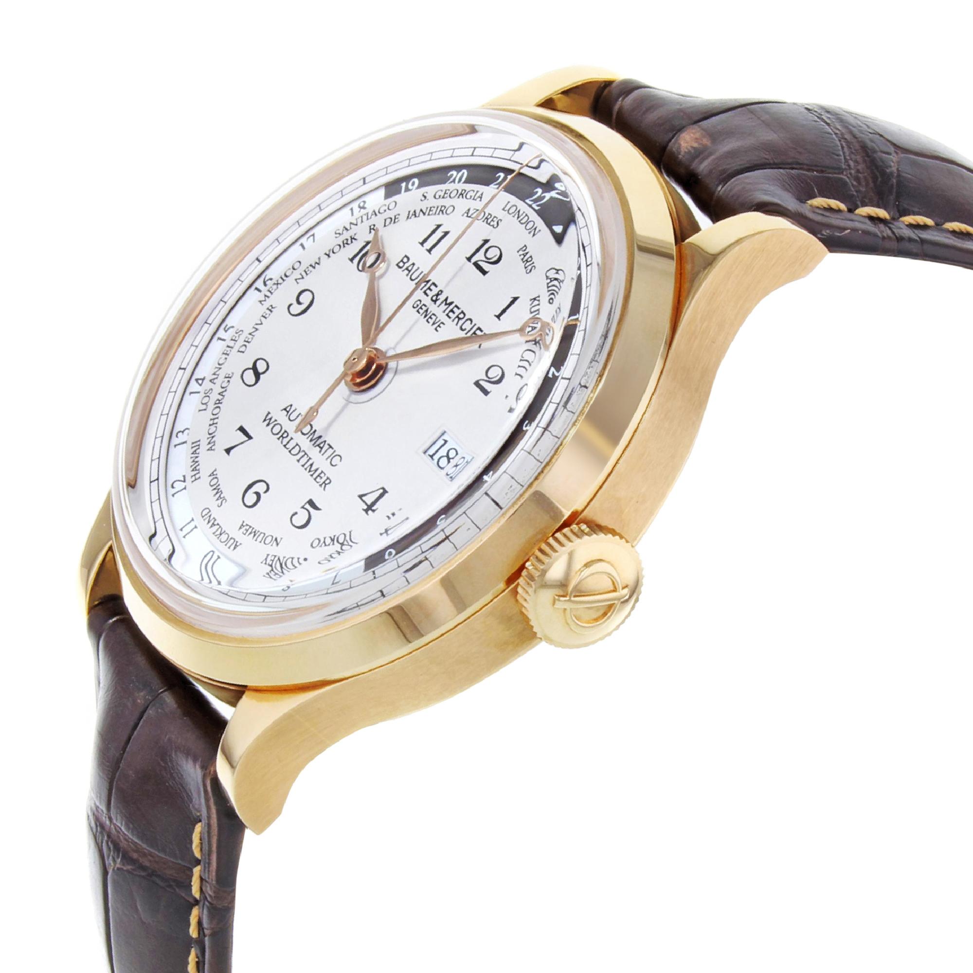 baume mercier worldtimer