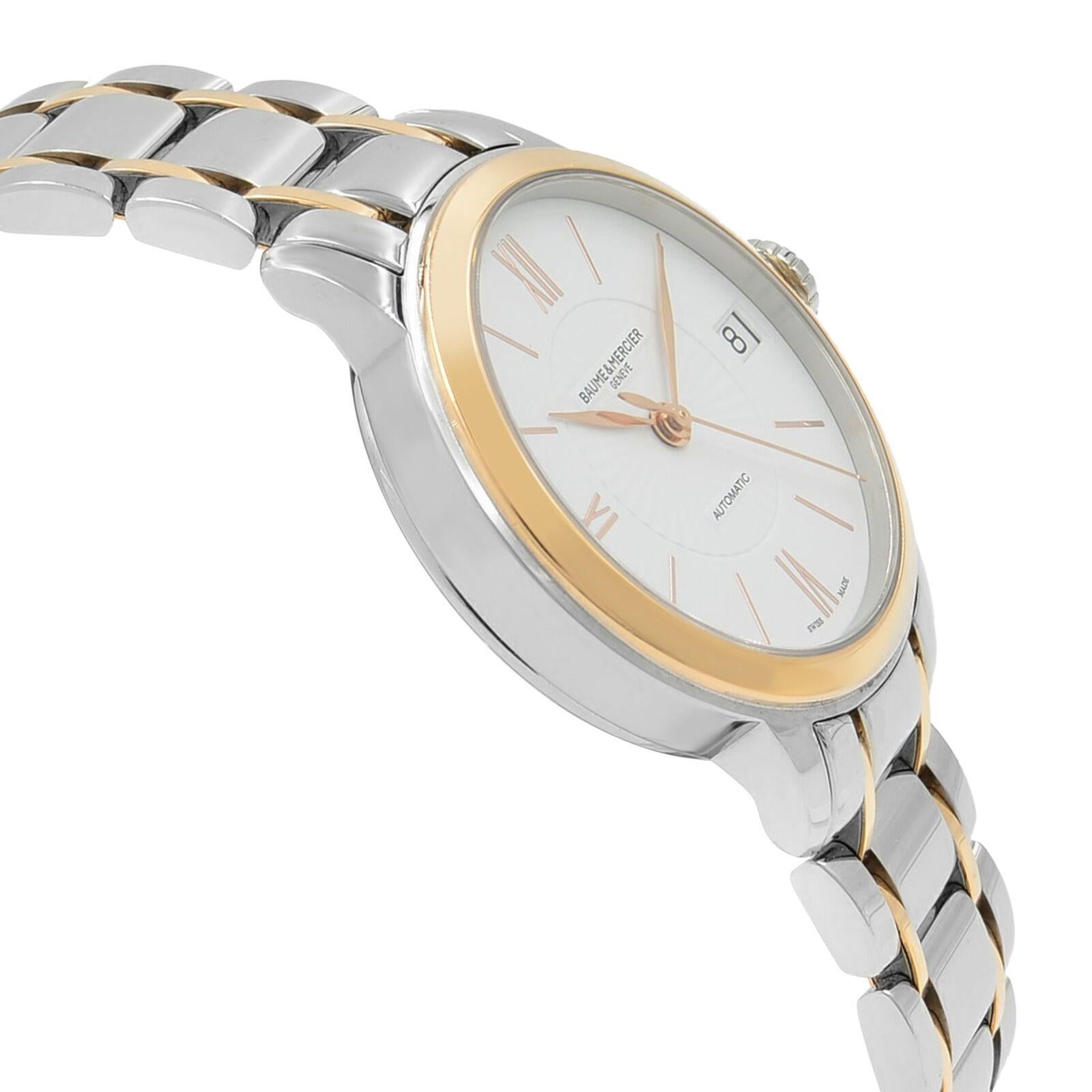 Women's Baume et Mercier Classima Core Two-Tone Steel Automatic Ladies Watch M0A10269