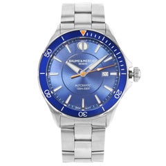 Baume et Mercier Clifton Blue Dial Automatic Men's Watch MOA10378