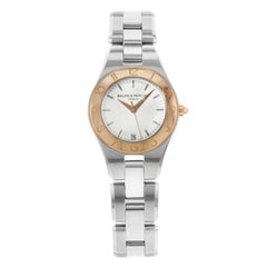 Baume et Mercier Linea Steel Gold-Plated Silver Dial Quartz Ladies MOA10079