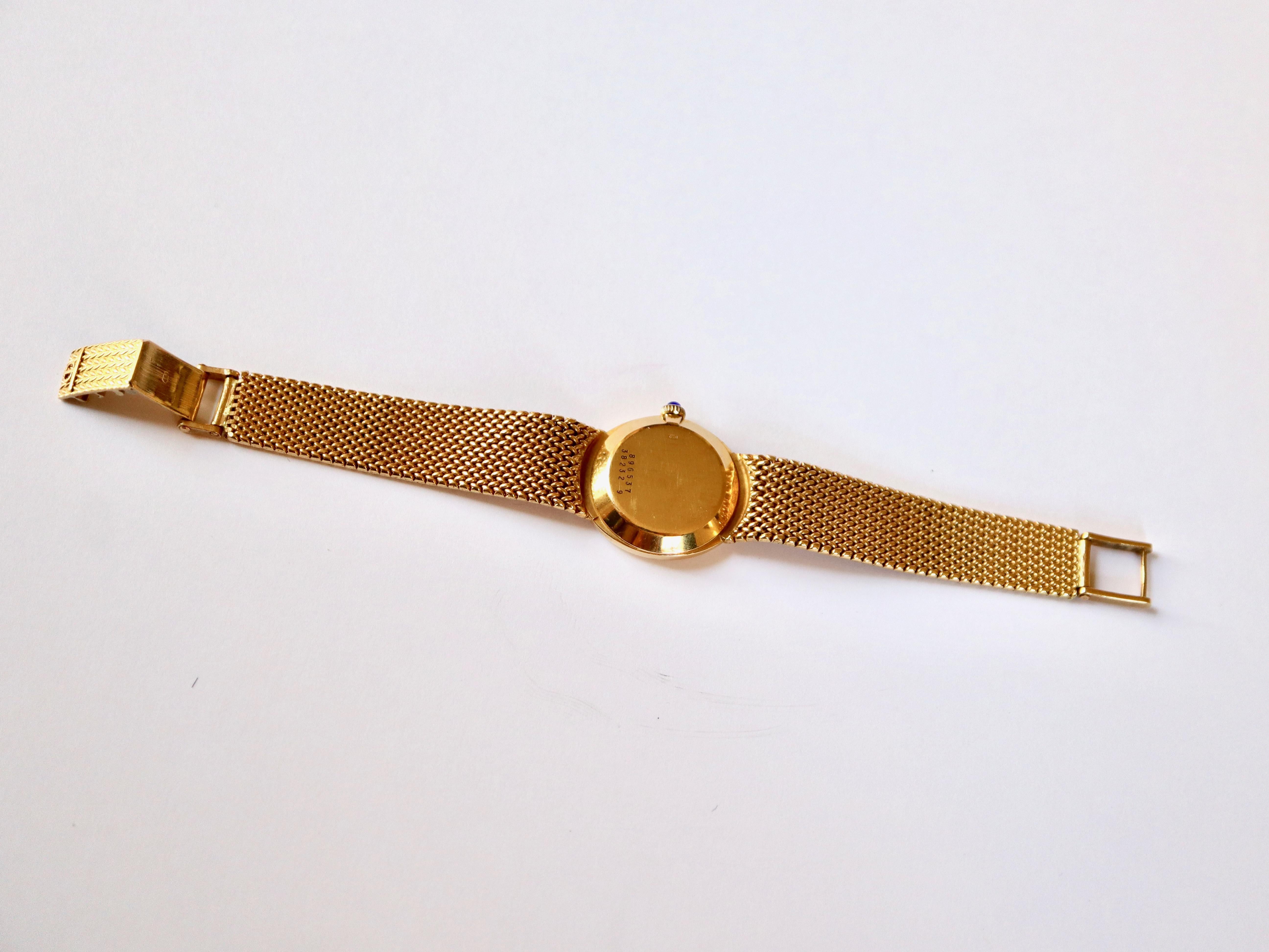 baume & mercier gold watch vintage