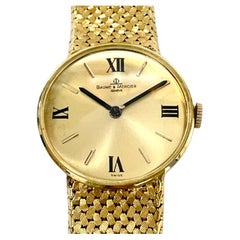 Baume et Mercier Yellow Gold Men's Wristwatch