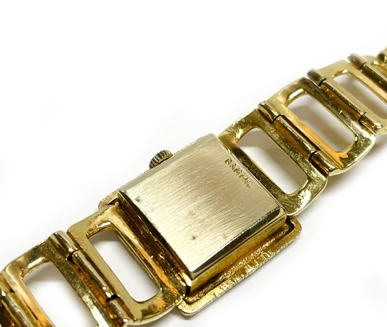 Men's Baume et Mercier Yellow Gold Wristwatch For Sale
