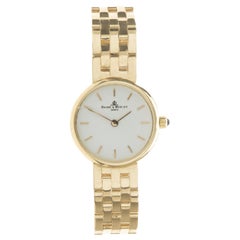 Baume & Mercier 14 Karat Yellow Gold Ladies Classic