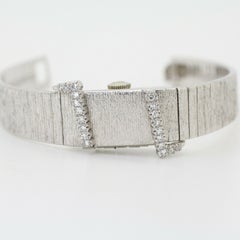 Baume & Mercier 14k White Gold Diamond Watch Bracelet