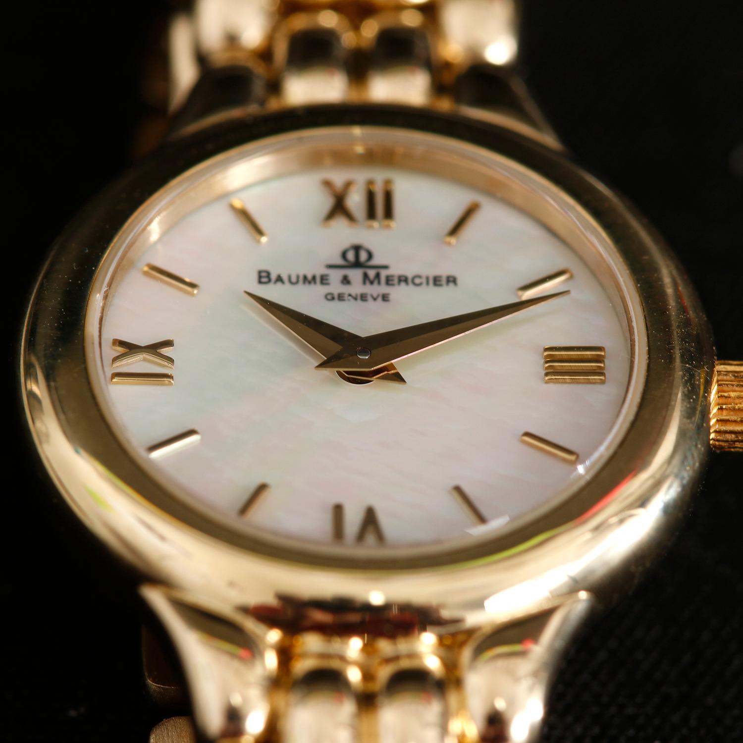 Baume & Mercier 14K Yellow Gold Ladies Classic Watch 1