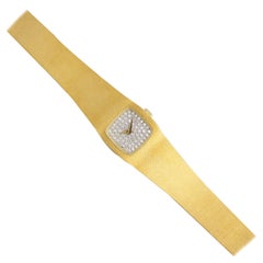 Baume & Mercier, 18 Karat Gold & Diamond Ladies Watch