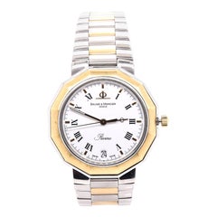 Baume & Mercier 18 Karat Yellow Gold and Stainless Steel Riviera