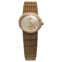 Baume & Mercier 18 Karat Yellow Gold Diamond Watch