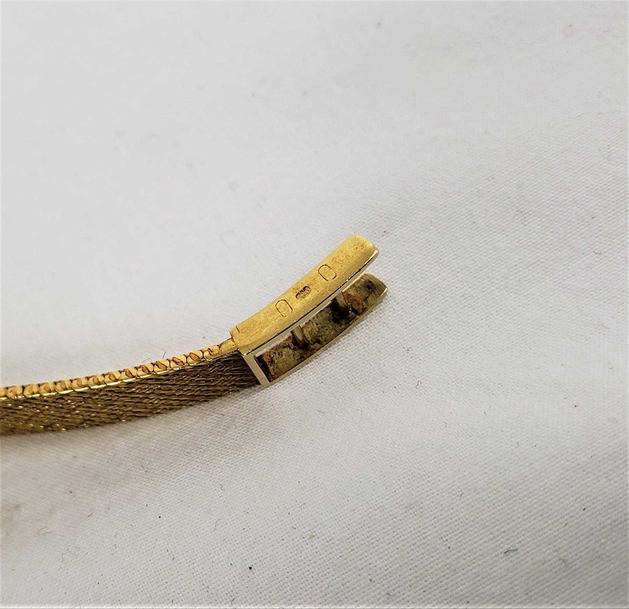 Baume Mercier 18 Karat Gelbgold Damenarmbanduhr & Armband & Armband & Originalverpackung im Angebot 7