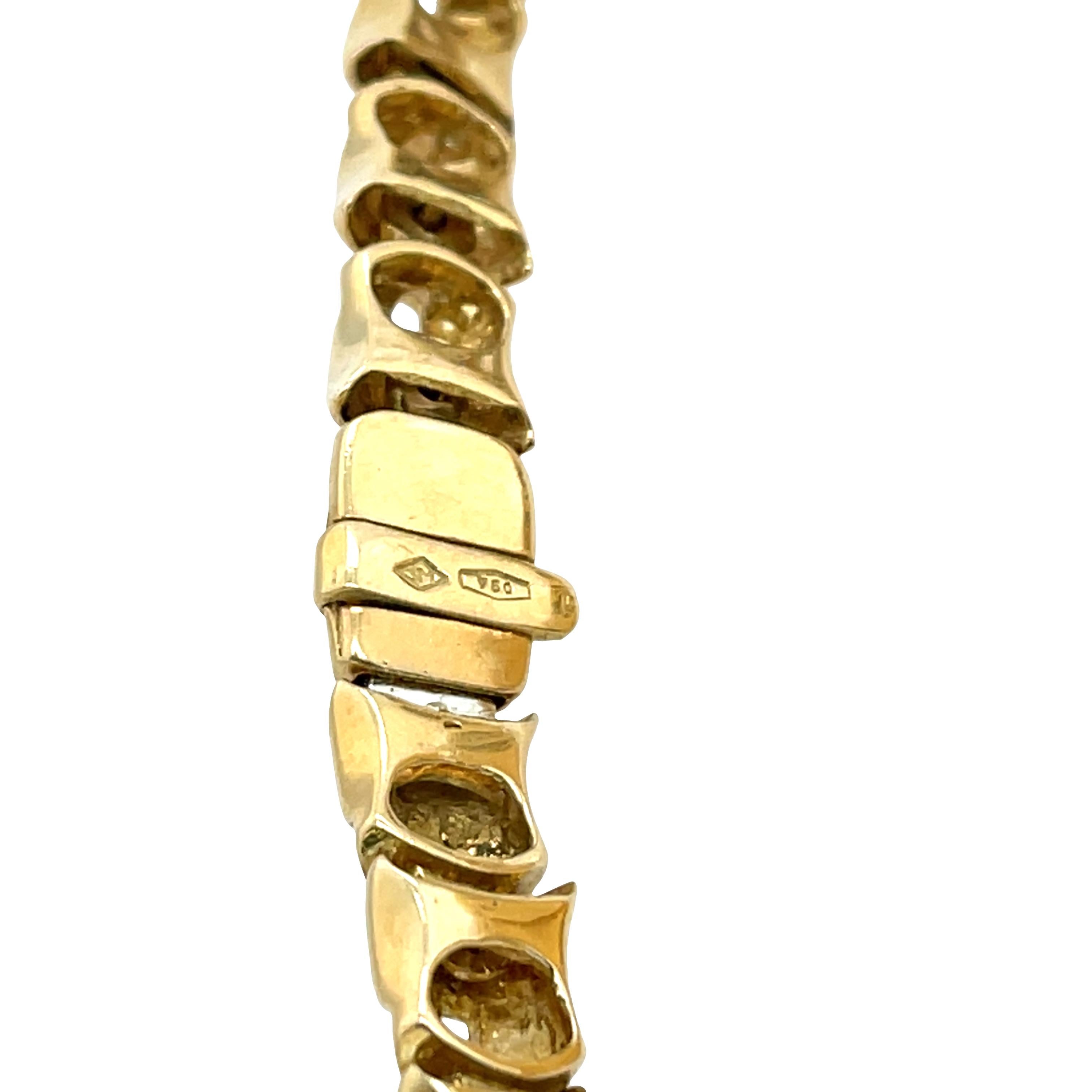 Orologio Baume & Mercier in oro giallo 18ct con diamanti - Raro orologio d'epoca in vendita 1
