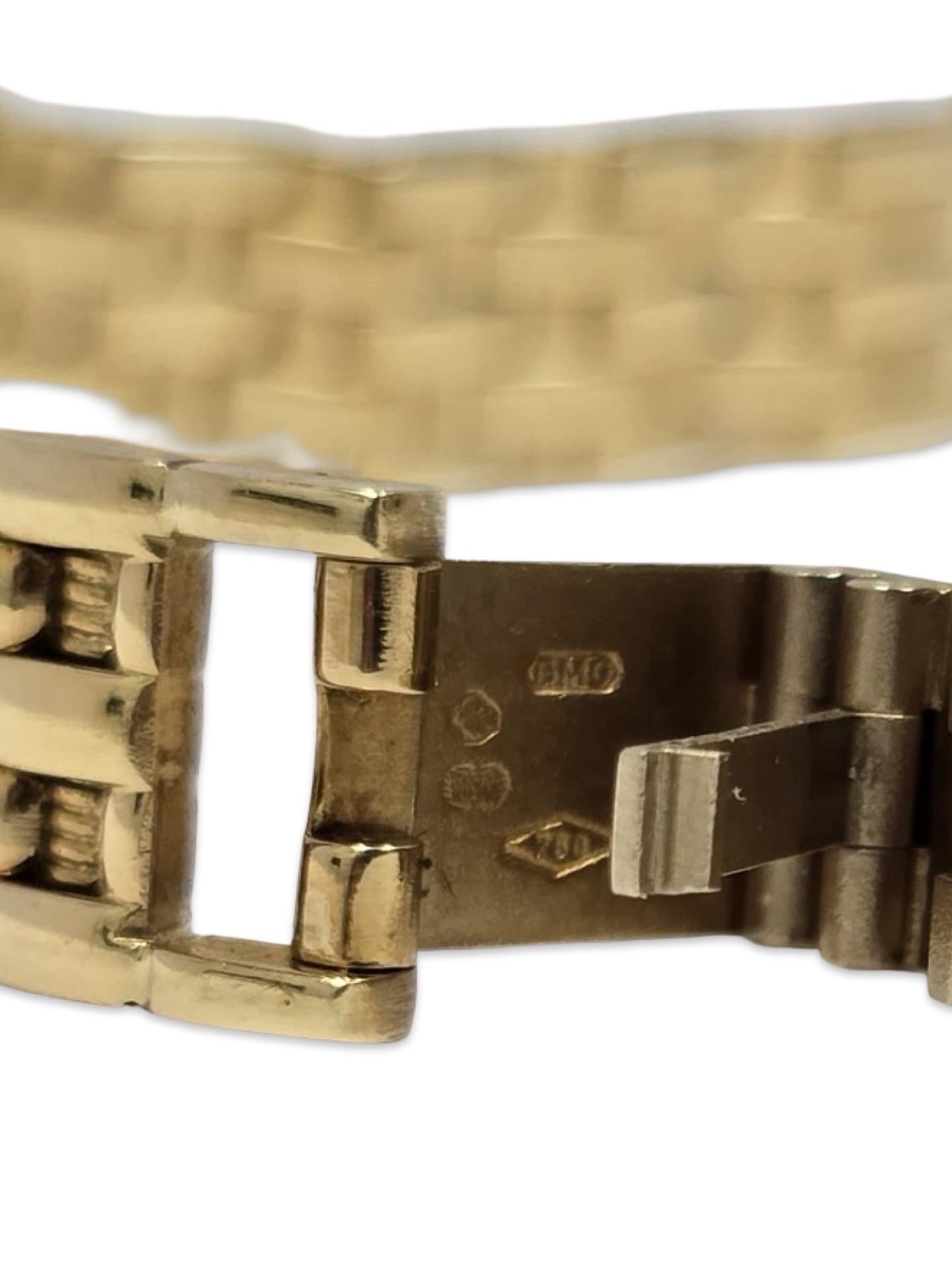 Women's Baume & Mercier 18K Gold Diamond Bezel Ladies Watch, Quartz, Swiss Made For Sale