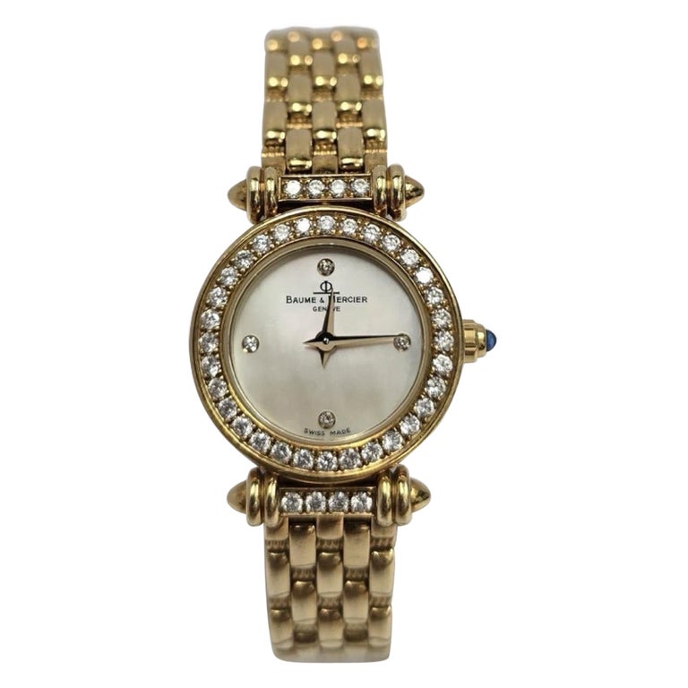 Baume and Mercier 18K Gold Diamond Bezel Ladies Watch  display picture 1
