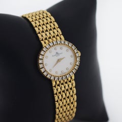 Baume & Mercier 18k Gold Diamond Watch 18310 9