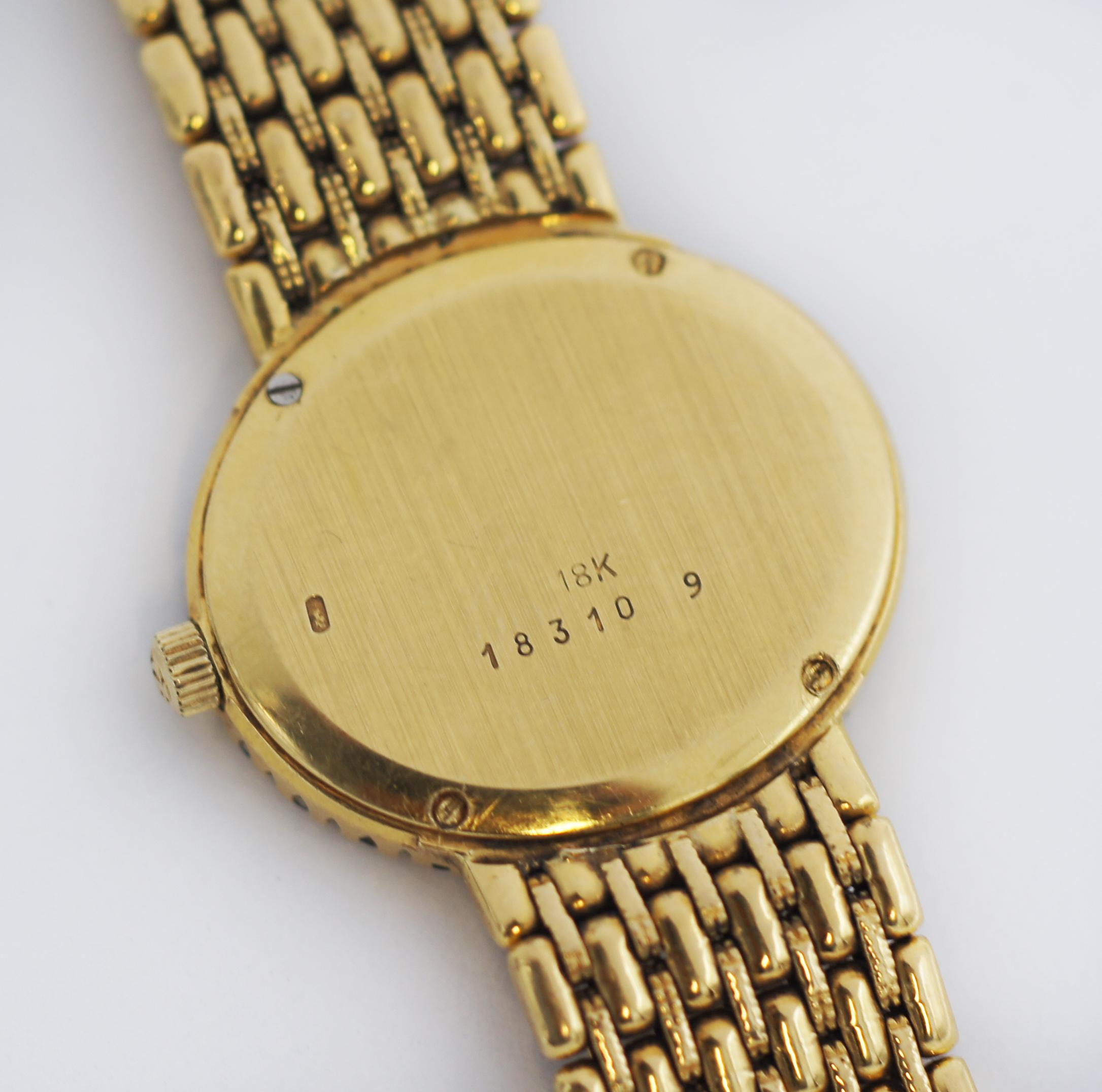 Baume & Mercier 18k Gold Diamond Watch 18310 9 1