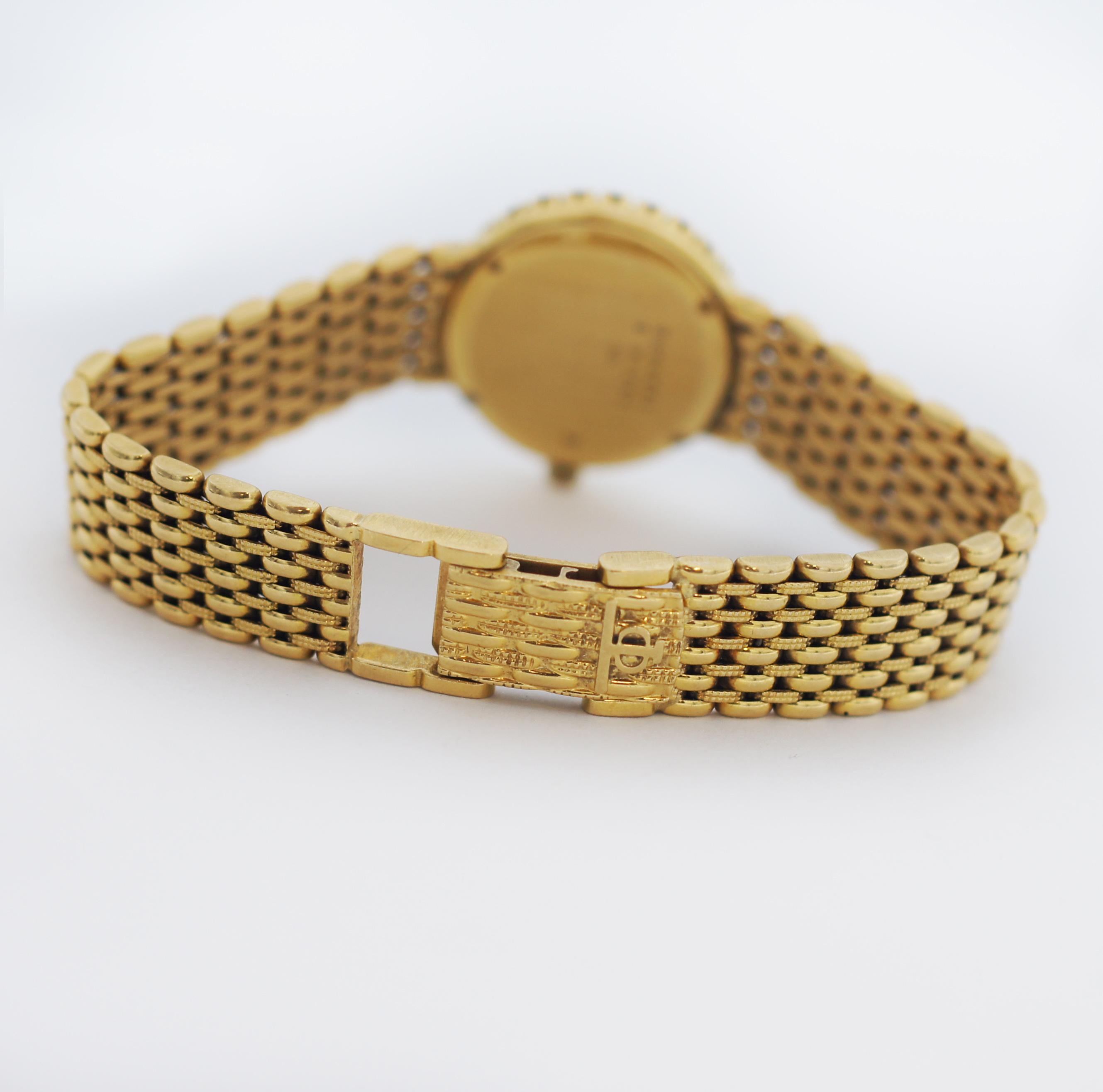 Baume & Mercier 18k Gold Diamond Watch 18310 9 4