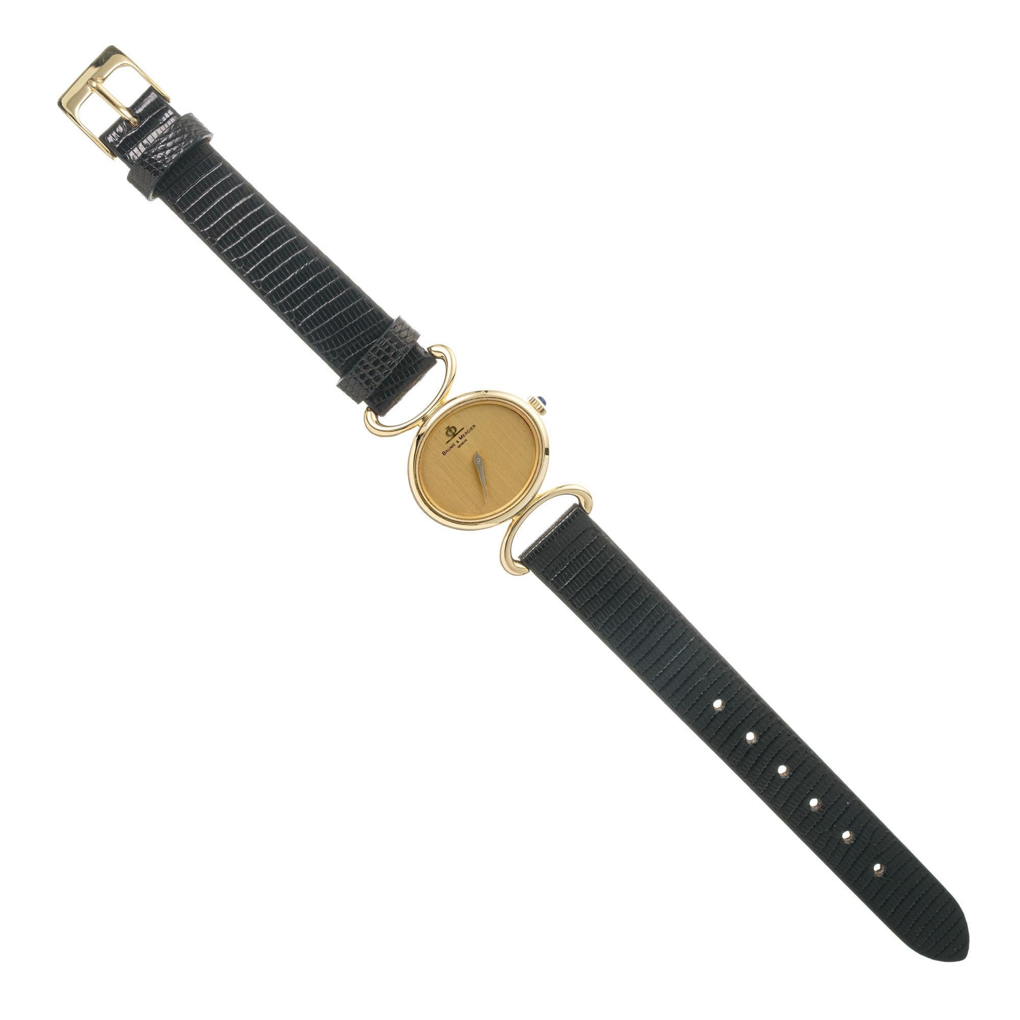 Baume & Mercier: 18 Karat Gold Damenarmbanduhr 1