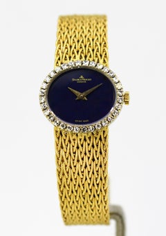 Baume & Mercier - 18k gold, lapis lazuli & diamonds - 597519 - Women - 1990-1999