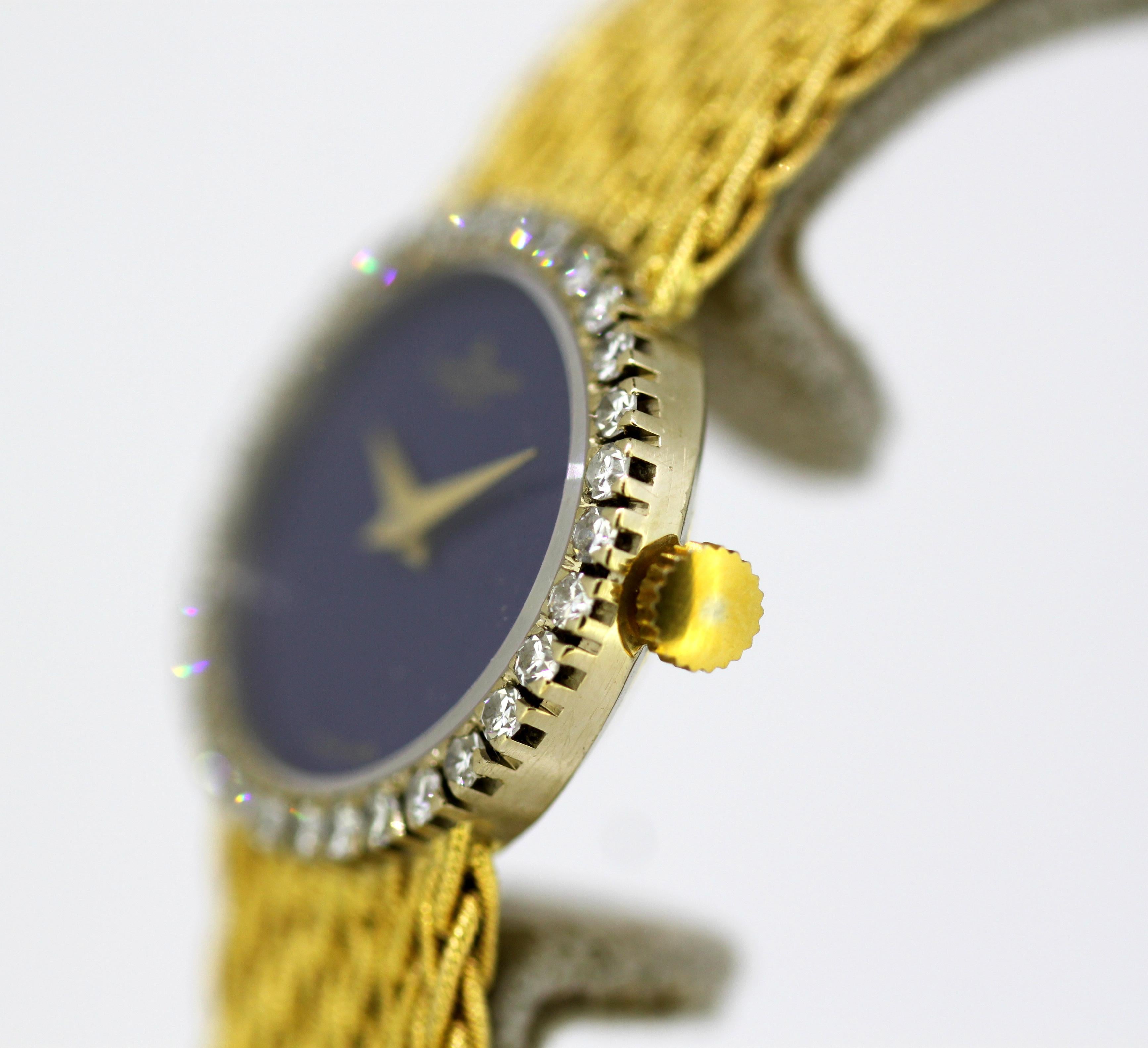 Baume & Mercier - 18k gold, lapis lazuli & diamonds - 597519 - Women - 1990-1999 1