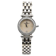 Baume & Mercier 18k White Gold & Diamond Ladies Wristwatch