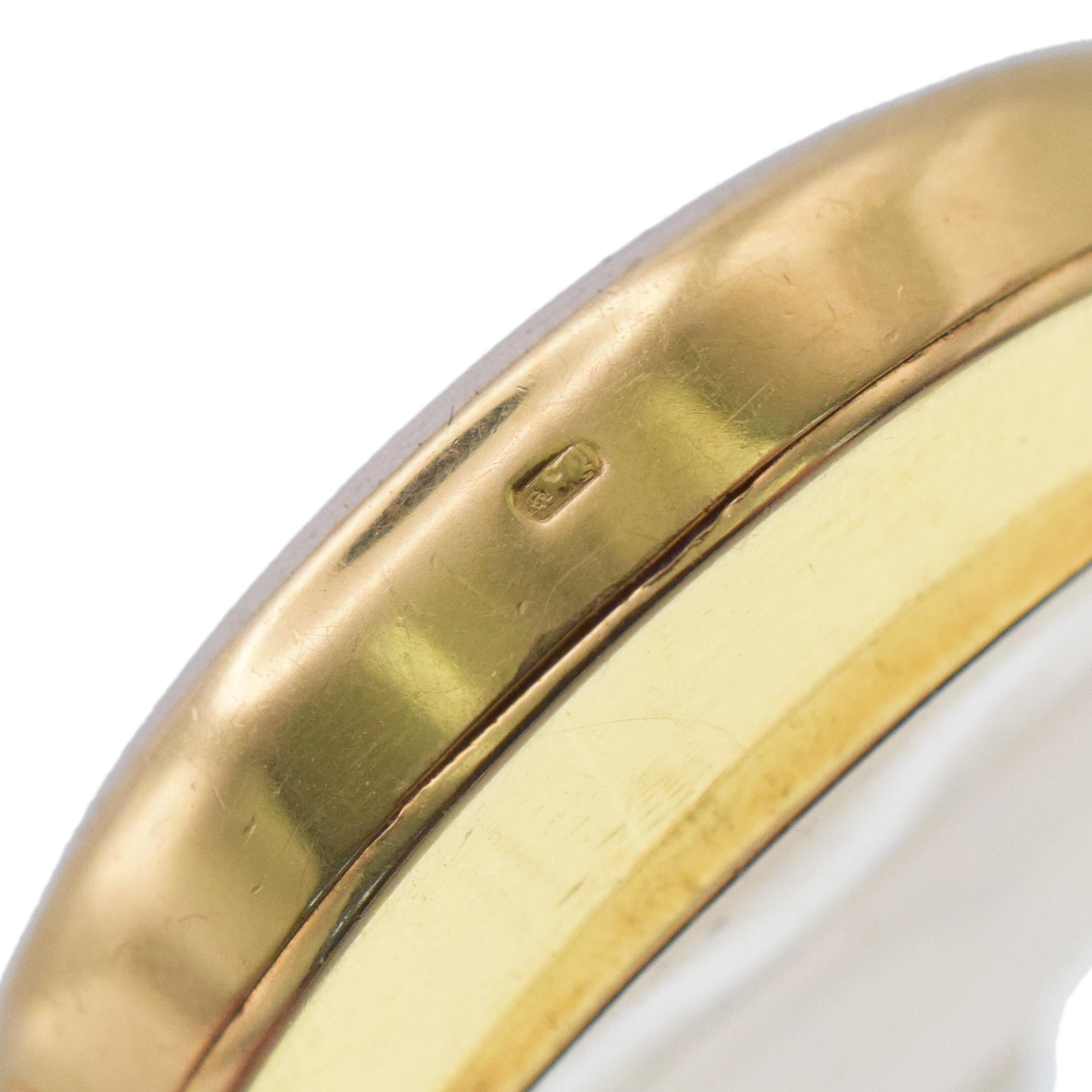 Reloj de pulsera Baume & Mercier de oro amarillo de 18 quilates y diamantes. en venta 5