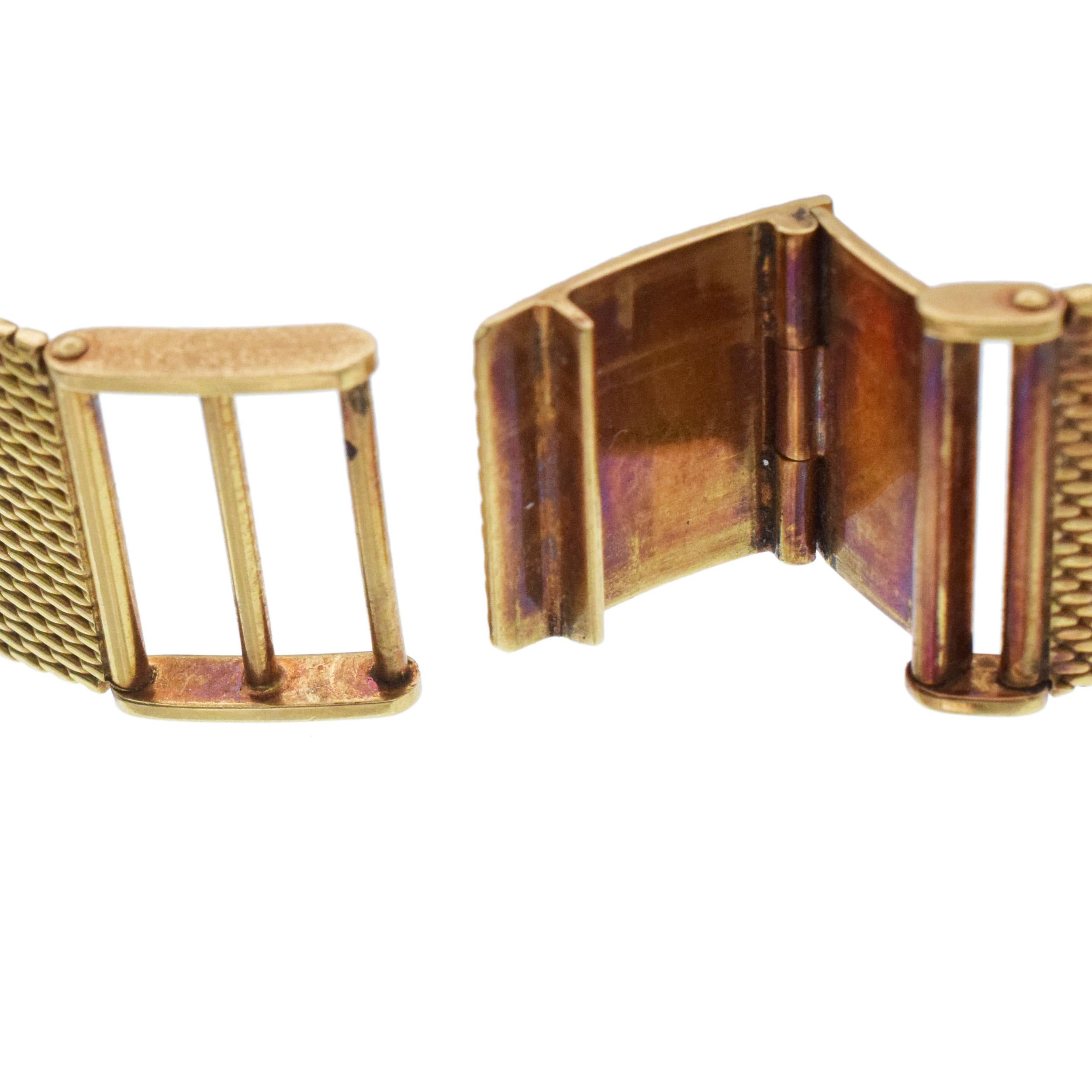 Reloj de pulsera Baume & Mercier de oro amarillo de 18 quilates y diamantes. en venta 6