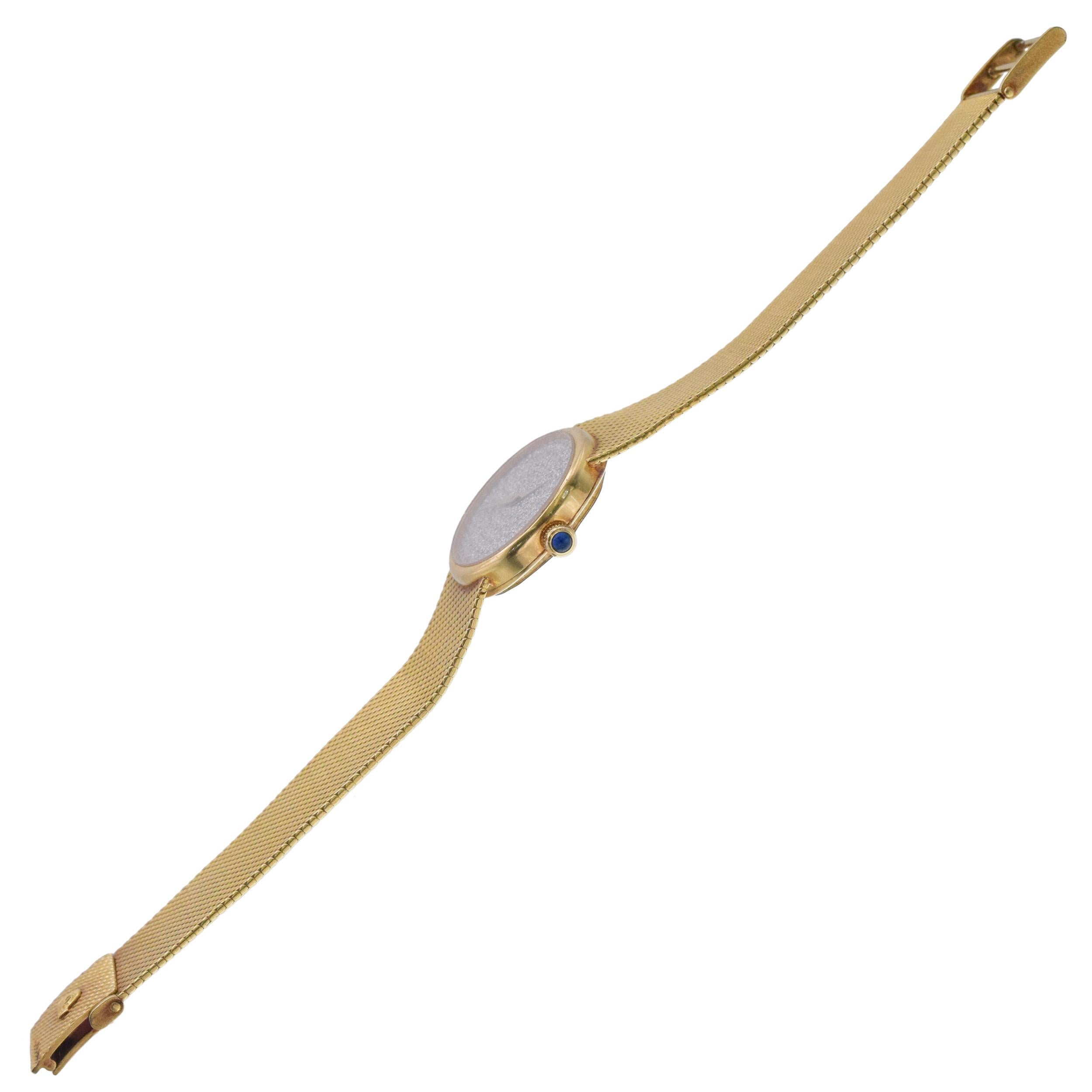 Reloj de pulsera Baume & Mercier de oro amarillo de 18 quilates y diamantes. en venta 1