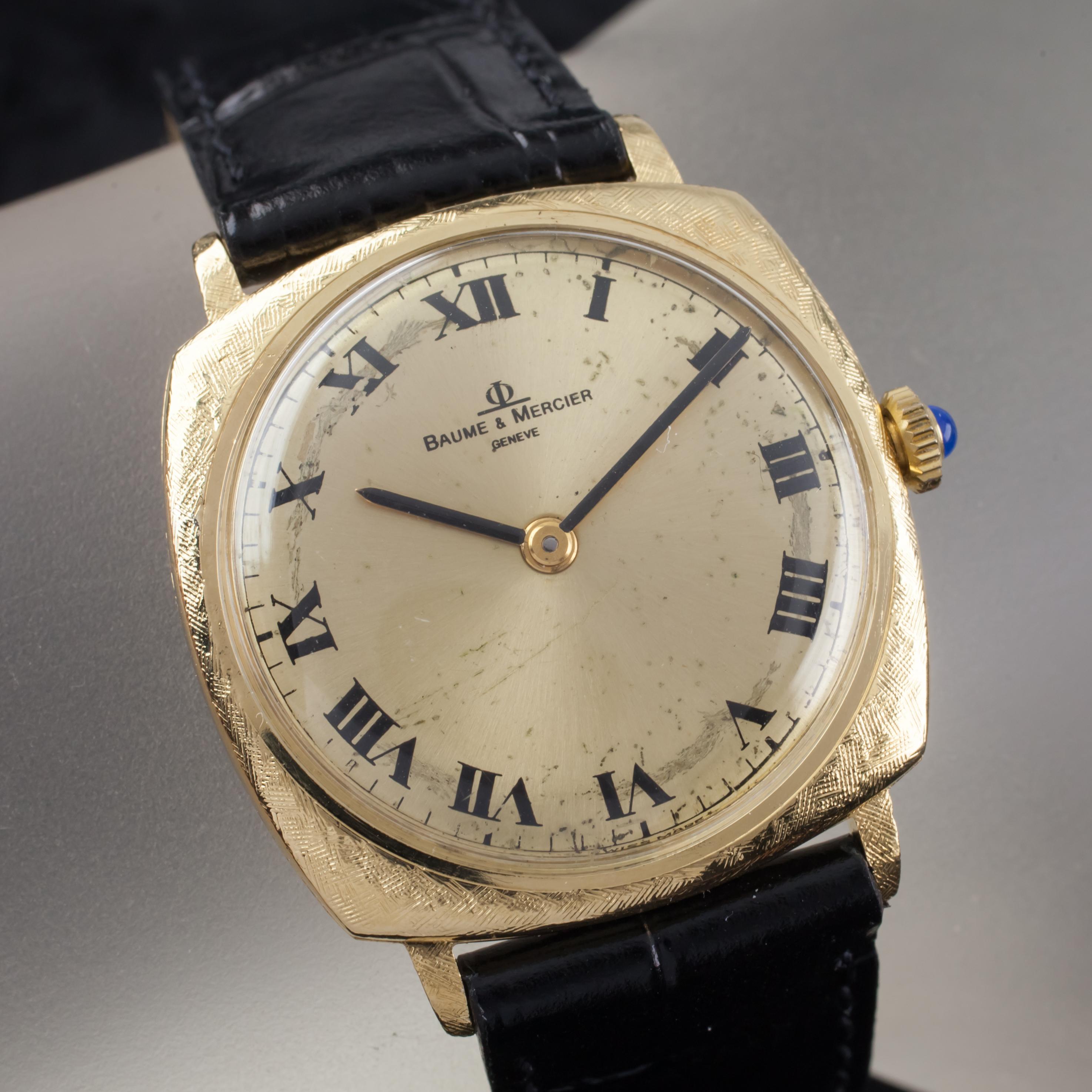 baume and mercier vintage watch