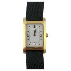 Baume & Mercier 18K Yellow Gold Hampton Watch White Dial 65479 W/ Box