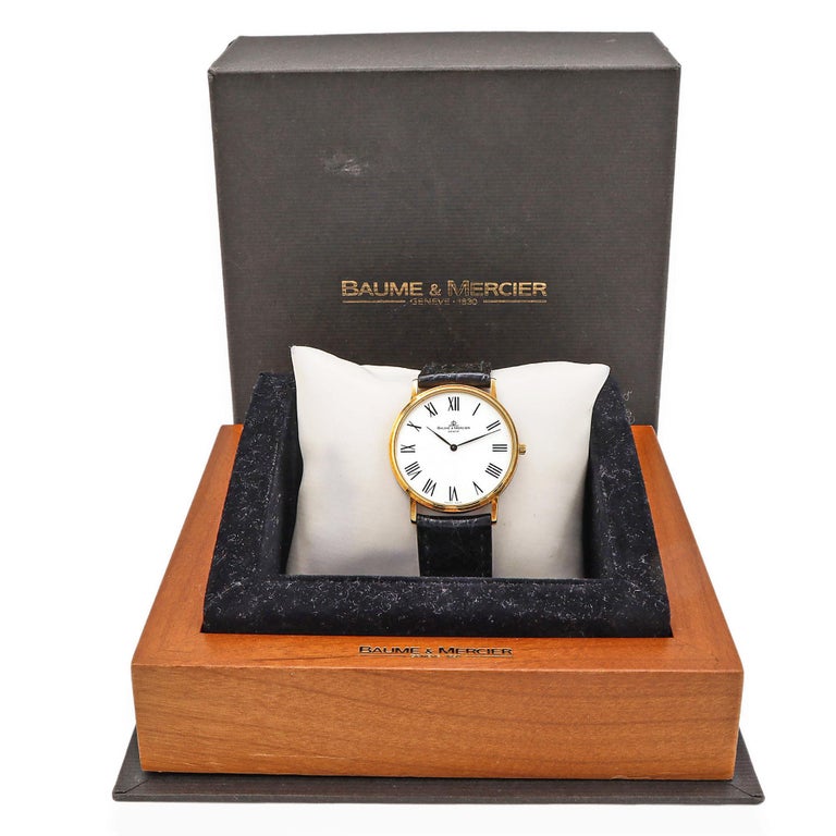 Baume and Mercier 18K Yellow Gold Ref. MV045088 Men's Quartz Watch