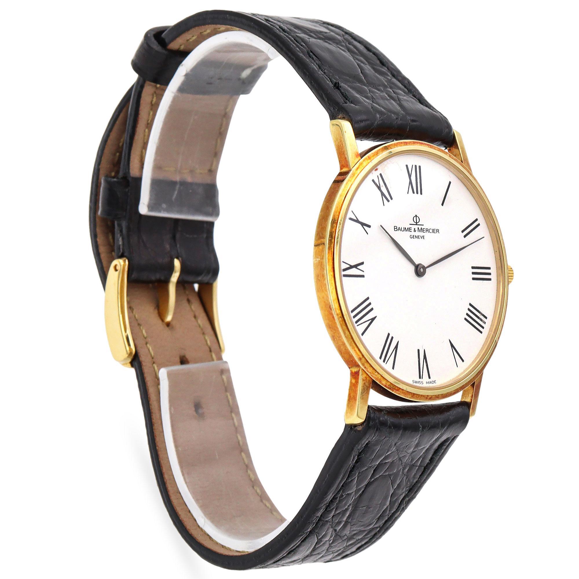 Baume & Mercier 18K Yellow Gold Ref. MV045088 Men's Quartz Watch 1
