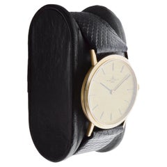 Baume & Mercier 18Kt  Solid Yellow Gold Dress Watch with Box and Papers